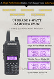 Baofeng BF-UV82 Walkie Talkie Two-way Ham Radio 10 KM 8W UV-82 Walkie-talkies Station UV 5R UV 9R Ham Radio Hf Transceiver