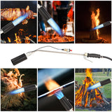 Propane Torch Weed Burner with Electronic Ignition Switch for Ice Snow Melting Lawn Garden Farm Industry Construction Welding