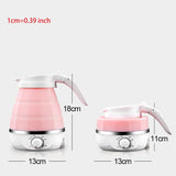 Portable Folding Electric Kettle 220V 850W Automatic Fast Boiling Kettle Bottle