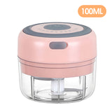 DIOZO Mini Garlic Whisk Multifunctional Food Mixer Electric Green/White/Pink Kitchen Aid Mixer Blender USB Rechargeable Portable