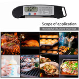 Pro Digital Folding Probe Food Thermometer Water Meat Bakery Temperature Measuring Device Kitchen Cooking Tools