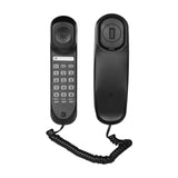 Telephone Wall Mountable Mini Desktop Corded Landline Phone Fixed for Home Hotel Office Bank Call Center