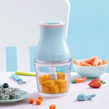 220V 600ML Mini Electric Meat Grinder Multifunction Complementary Food Machine 2 Gear Control Food Mixer