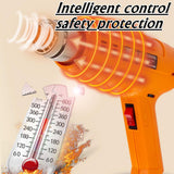 220V Heat Gun 2000W Variable Advanced Electric Hot Air Gun with Four Nozzle Attachments Power Adjustable Temperature
