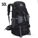50l & 60L Waterproof Hiking Backpack Woman Outdoor Trekking Camping Bag Army Man Hunting Mountain Backpacks Rain Cover Rucksack
