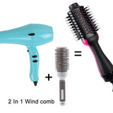 Multifunctional Hair Dryer Volumizer Rotating Hair Brush Roller Rotate Styler Comb Styling Straightening Curling Iron