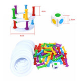 Pizza Tower Collapse Balance Game Stacking Blocks Kid Party Family Funny Games Crazy Crash Tower Thrill Challenge Education Toy