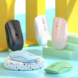 Rechargeable Wireless Bluetooth Mouse 2.4G USB Dual Mode Silent Mouse for iPad Tablet Laptop Phone PC Macbook Gaming Mouse Gamer