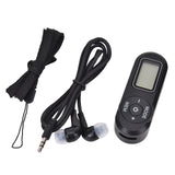 HRD-727 DSP FM Radio Portable Mini Design ABS Retro Digital Display Radio Portable 1.1inch LCD Display DSP FM Radio with Earbuds