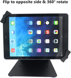 Desktop Anti-Theft Security Kiosk POS Tablet Stand 360° Rotation Holder Enclosure with Lock &amp; Keys for iPad Air Mini 7-10''