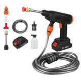 Cordless Pressure Washer 21V 22bar Portable Power Washer Cleaner Battery Powered High Pressure Car Washer Cleaner for Cleaning