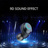 I07 BT5.0 Wireless Headphones Auto Pairing Noise Reduction Touch Control Waterproof Charge Box Digital Display