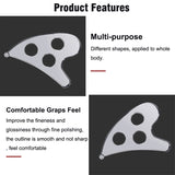 Stainless Steel Gua Sha Massage Tool Physical Therapy Massager Muscle Soft Tissue Relaxation Fascia IASTM Tools Body Health Care
