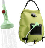 Water Bags 20L Outdoor Camping Solar Shower Bag Hiking Climbing Bath Bag Foldable Heating Camp Shower Switchable Shower Head