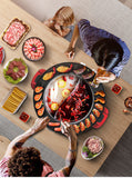 220V Electric Hot Pot 2 In 1 Multifunctional Hotpot Barbecue Grill Pan Pot Hot Pot Roasting Pan Double Separation