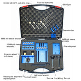 DIY Woodworking Tools Set Log Tenon Hole Punch Combo Triple Punch Locator Woodworking Hole Saw Woodworking Hole Opener Tool