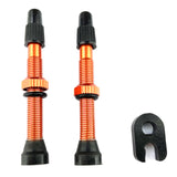 VODOOL 1 Pair Stem Presta Valve 60mm Aluminum Alloy Anti-resistance Repairing Elements for Road MTB Bike Tubeless Tire Tyre
