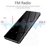 1.8-inch Touch Buttons Mp3 Music Player Bluetooth-compatible 4.2 Hifi Built-in Speaker Portable Player With Fm Radio Recording