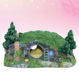Simulation House Creative Fish Tank Ornament Aquarium Mini Resin Decoration for Home Store Shop Aquarium Fish Tank Landscape