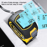 3-in-1 Laser Rangefinder 5m Tape Ruler Infrared Smart Electronic Ruler Laser Cross Line Marker Digital Distance Meter 40m/60m
