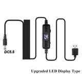 LED Display Electric Nail Drill Power Cord USB Charger Power Line For  Nail Drill Machine 5.5 Adjustable Speed Forward Reverse