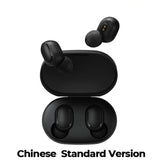 Black For Xiaomi Redmi Airdots 2/Xiaomi Airdots S TWS Wireless Earphone Bluetooth-Compatible AI Control Gaming Headset With Mic