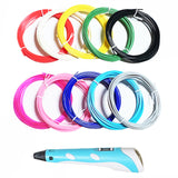 3D Printing Pen DIY Drawing Pen With LCD Display 3D Pen With 12 Colors 100 Meter PLA Filament Christmas Birthday Gift for Child