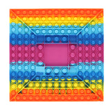 New Silicone Square Chessboard Push Bubble Board Autism Toy Kids Sensory Toy poped kids gift brinquedo anti estresse