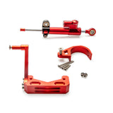 Steering Damper Stabilizer Front Wheel Shock Absorber Modification Accessories with Mounting Bracket for 10X Electric Scooters