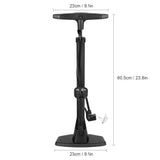 Detachable Bicycle Floor Pump 230PSI Bike Air Pump w Gauge Presta Schrader Valves Tire Inflator Ball Pump Cycling Air Inflator