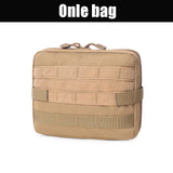 Outdoor Molle Tactical Pouch Army EDC Bag Camping Men Military Utility Backpack SOS Medical Kit Bag Army Hunting Waist Belt Pack
