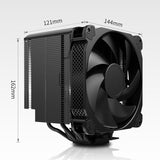 Hx6250 14cm Graphene Tower Cooler Cpu Fan 6 Heat Pipe For Intel Lga1700 115x 1200 2011 2066 Amd Am4  Silent Air-Cooled Radiator