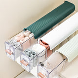 Wall Hanging 6 Grids Transparent Underwear Panties Storage Box Socks Closet Seasoning Data Cable Storage Box Bedroom Organizer