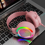 M12 X2 Wired Gaming Headset 7.1 Surround Sound Stereo Earphones USB Microphone Breathing RGB Light For PC Gamer Headphones