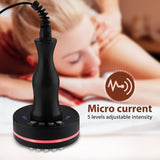 Electric Meridian Brush Microcurrent Heating Scraping Machine for Body Detoxification Relief Fatigue Anti Cellulite Massager
