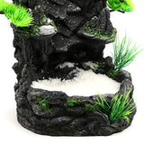 Aquarium Sand Waterfall Mountain Tree View Fish Tank Decorations Terrain Scenery Dropshipping