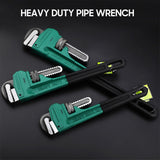 24 Inch Heavy Duty Pipe Wrench Carbon Steel Adjustable Plumbing Wrench Plumber Tools for Home Improvement Industrial Maintenance