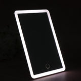 1pc LED Make-up Mirror Desktop Foldable Back Hook Stand Cosmetic Mirror for Bedroom Cloakroom )