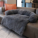 Large Dogs Sofa Bed Pet Dog Bed Sofa For Dog Pet Calming Bed Warm Nest Washable Soft Furniture Protector Mat Cat Blanket