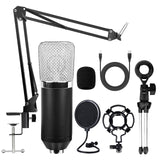BM700 Condenser Microphone USB Professional Streaming Studio Microphone kit for Live Conference Home Gaming YouTube Podcasting