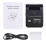 Portable Bluetooth Label Printer 58mm 2inch Wireless Bluetooth Thermal Printer Label Maker For Store Shipping Mini Label Printer