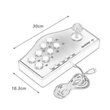 3 In 1 USB Wired Game Controller Arcade Fighting Joystick Stick For PS3 Computer PC Gamepad Engineering Design Gaming Console