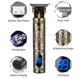 Professional Hair Clippers Barber Haircut Sculpture Cutter Rechargeable Razor Trimmer Adjustable Cordless Edge Shaver for Men