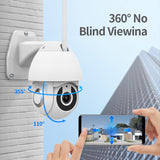 1080P HD 2MP Outdoor Smart Wifi PTZ Camera outdoor waterproof cloud pool camera Tuya Outdoor Smart Home Security Camera