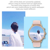 I70 Fashion Ladies Smart Watch Large Screen BT Call Custom Dial AI Voice Assistant Heart Rate Health Monitoring Smartwatch