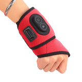Heated Hand Wrist Brace Wrap Relief Pain 6 Massage Modes 3 Levels Temperature Heating Wrist Brace for Home Office Wrist Brace