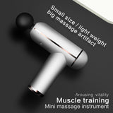 IKeRiShair LCD Display Massage Gun Percussion Pistol Massager For Body Neck Deep Tissue Muscle Relaxation Gout Pain Relief