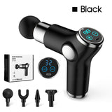Mini LCD Massage Gun 32 Speed Touch Screen Deep Tissue Percussion Muscle Mini Massager Fascial Gun For Pain Relief Body Massage