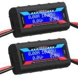 2Pcs 150A High Precision Watt Meter With Backlight Digital LCD Screen For RC Solar Voltage Current Power Discharge