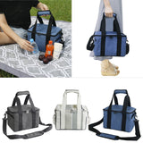 Picnic Insulated Cooler Bag Crossbody Waterproof Leakproof Lunch Box for Outdoor